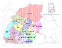 Loko de Eastern Region Districts