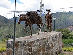 Statue honouring the coffee farmers, Pisba