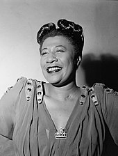 Singer Ella Fitzgerald