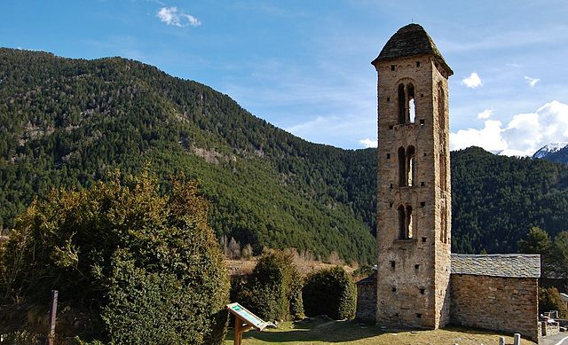 Church tower of Sant Miquel d'Engolasters