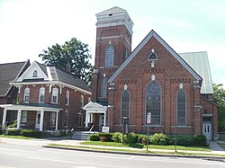 First Baptist Church and Cook Memorial Building Jul 10.jpg