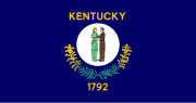 Flag of Kentucky (March 26, 1918 – June 14, 1963)