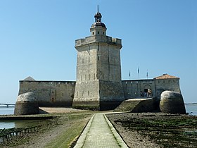 Fort Louvois między île d’Oléron, a Bourcefranc-le-Chapus