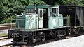 MSU's GE 45-ton Switcher positions coal cars for its power plant.