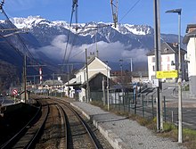 Vue des voies et quais