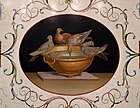 Микромозаика с голубями. Копия античной мозаики (по живописному оригиналу II в. до н. э.) из Капитолийского музея в Риме