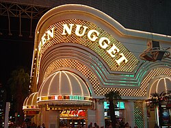 Golden Nugget Las Vegas - Golden Nugget Las Vegas - Wikipedia, la enciclopedia libre - El Golden Nugget Las Vegas es un casino y hotel situado en Las Vegas, Nevada   en Fremont Street Experience, propiedad de Landry's Restaurants.