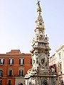 One of Naples' several Baroque guglie or column-spires