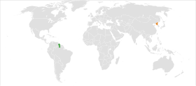 Guyana et Corée du Nord