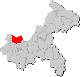 Localisation de Héchuān Qū