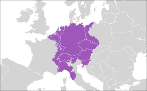 Comparación con las fronteras de los países europeos en la actualidad.
