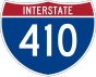 410號州際公路 marker