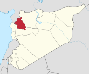 Idlib in Syria (+Golan hatched).svg