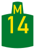 Metropolitan route M14 shield