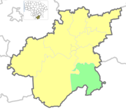 Location of Kaniava Eldership