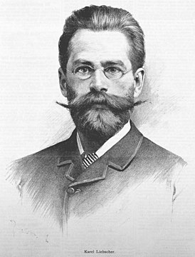 Карел Либшер (портрет работы Яна Вилимека, 1887)