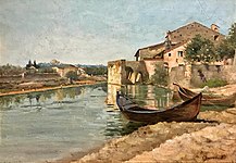 ロヴェッツァーノのアルノ川 (1899)