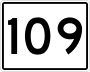 State Route 109 marker