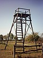 Un mangrullo en el predio de la capilla de San Buenaventura del Monte Alto