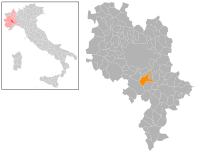 Localisation de Montegrosso d'Asti