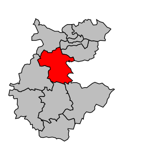 Kanton na mapě arrondissementu Épernay