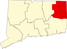 Contea di Windham – Mappa