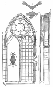 Bar tracery, Reims Cathedral