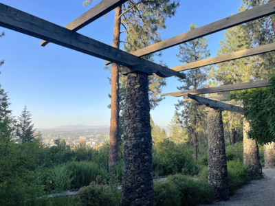 View from near the top of the Moore-Turner Gardens