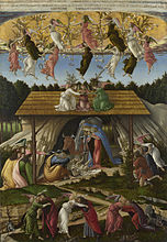 Painting of the birth of Christ