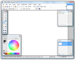 Paint.NET 3.35 su Windows Vista