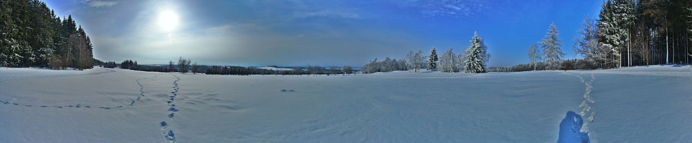 Panoramatický pohled na golfové hřiště