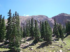 Vue d'ensemble dans l'état du Colorado, États-Unis