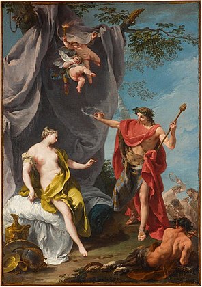 Bacchus und Ariadne, 71,3 x 50 cm, Staatsgalerie, Stoccarda.
