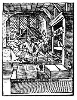 Printer in 1568-ce