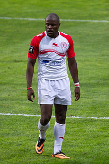 Ngwenya playing for Biarritz in 2013 ST vs BO - 2013-09-14 - 08.jpg