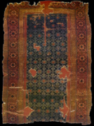 Tappeto selgiuchide, 320 x 240 centimetri, moschea di Alâeddin, Konya, XIII secolo