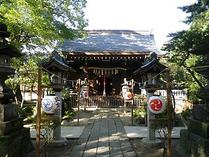 白幡天神社の拝殿