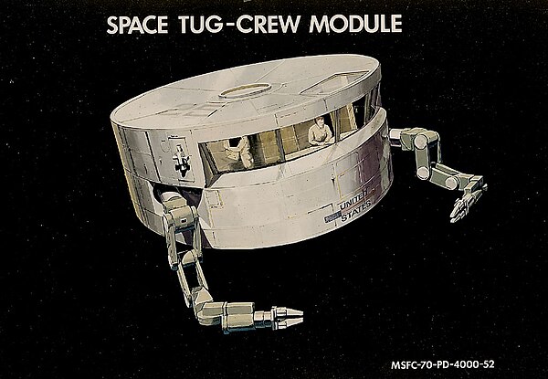 Space Tug concept, 1970s Space tug module for astronauts.jpg