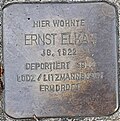 Stolperstein für Ernst Elkan