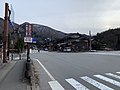 バスターミナルが隣接する荻町交差点（2020年1月26日撮影）