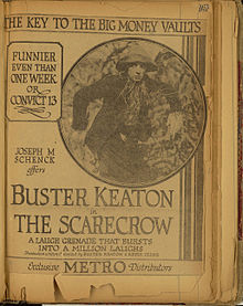 Description de l'image THE SCARECROW (1920) advertisement.jpg.