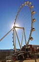 Строительство High Roller в Лас-Вегасе в сентябре 2013 г.
