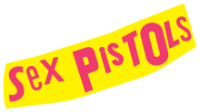 Jamie Reid's logo for Never Mind the Bollocks Thesexpistols-logo.svg