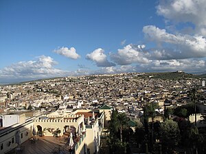 English: A view of the Medina from the Jamai P...