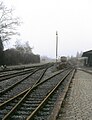 Bahnhof Weidenberg: Ausfahrt nach Warmensteinach