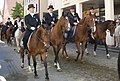 Cavalieri venuti da Ravensburg con le loro decorazioni