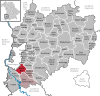 Lage der Gemeinde Woringen im Landkreis Unterallgäu