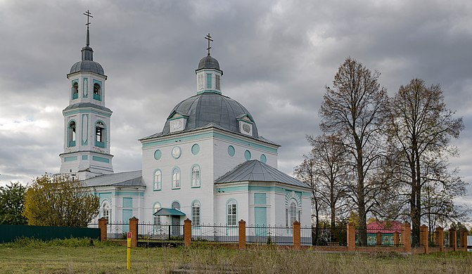 77. Церковь Воздвижения Креста Господня, Кукнур, Сернурский район Автор — Ele-chudinovsk