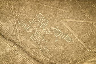 Geoglifo de la Araña en las líneas de Nazca