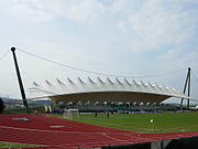 サンタモニカ地区にある市民競技場 (Stadio Comunale)